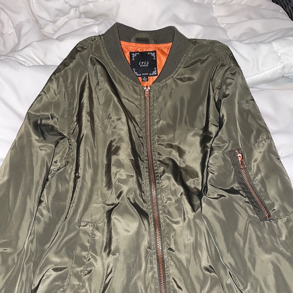 Green Bomber Jacket